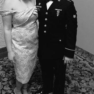 Size 12 ASOS Cocktail OTS Midi Dress